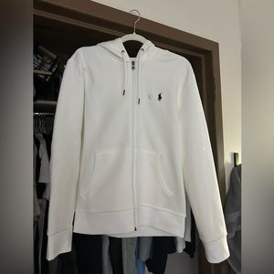 (SOLD) New Ralph Lauren Double-Knit Full-Zip Hoodie Medium
